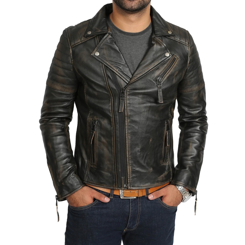 real leather jacket