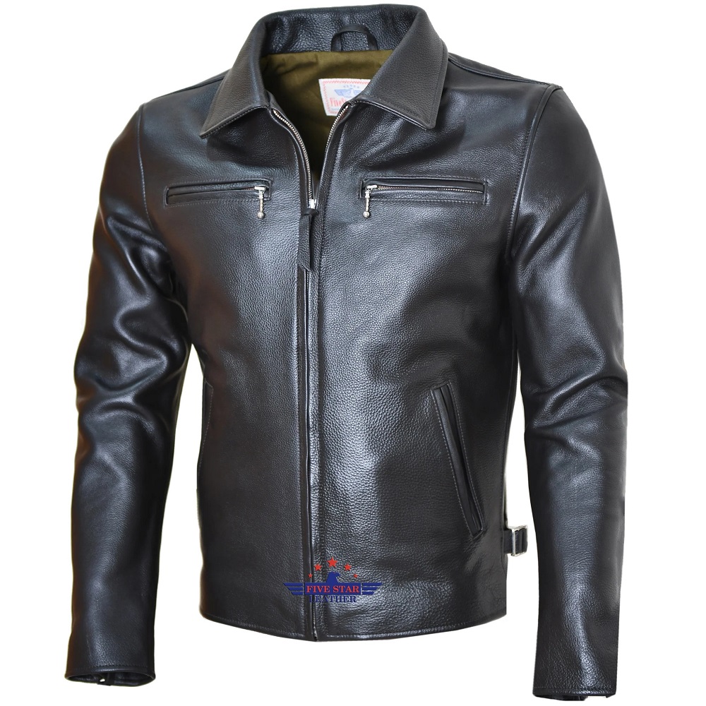 real leather jacket