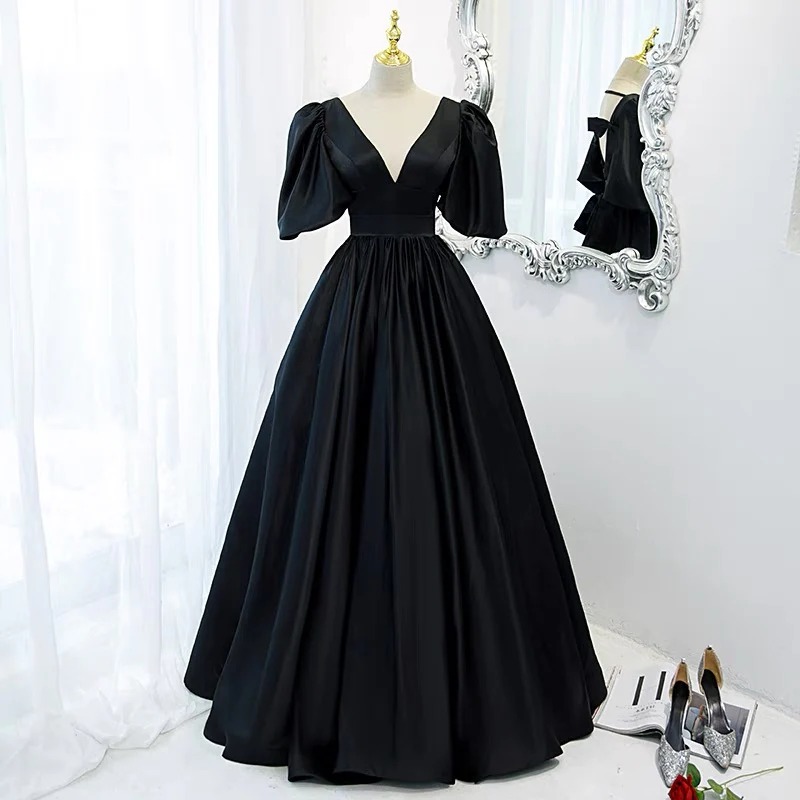 elegant formal black dress
