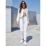 white jeans women