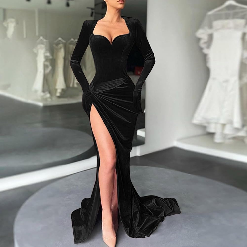 elegant formal black dress