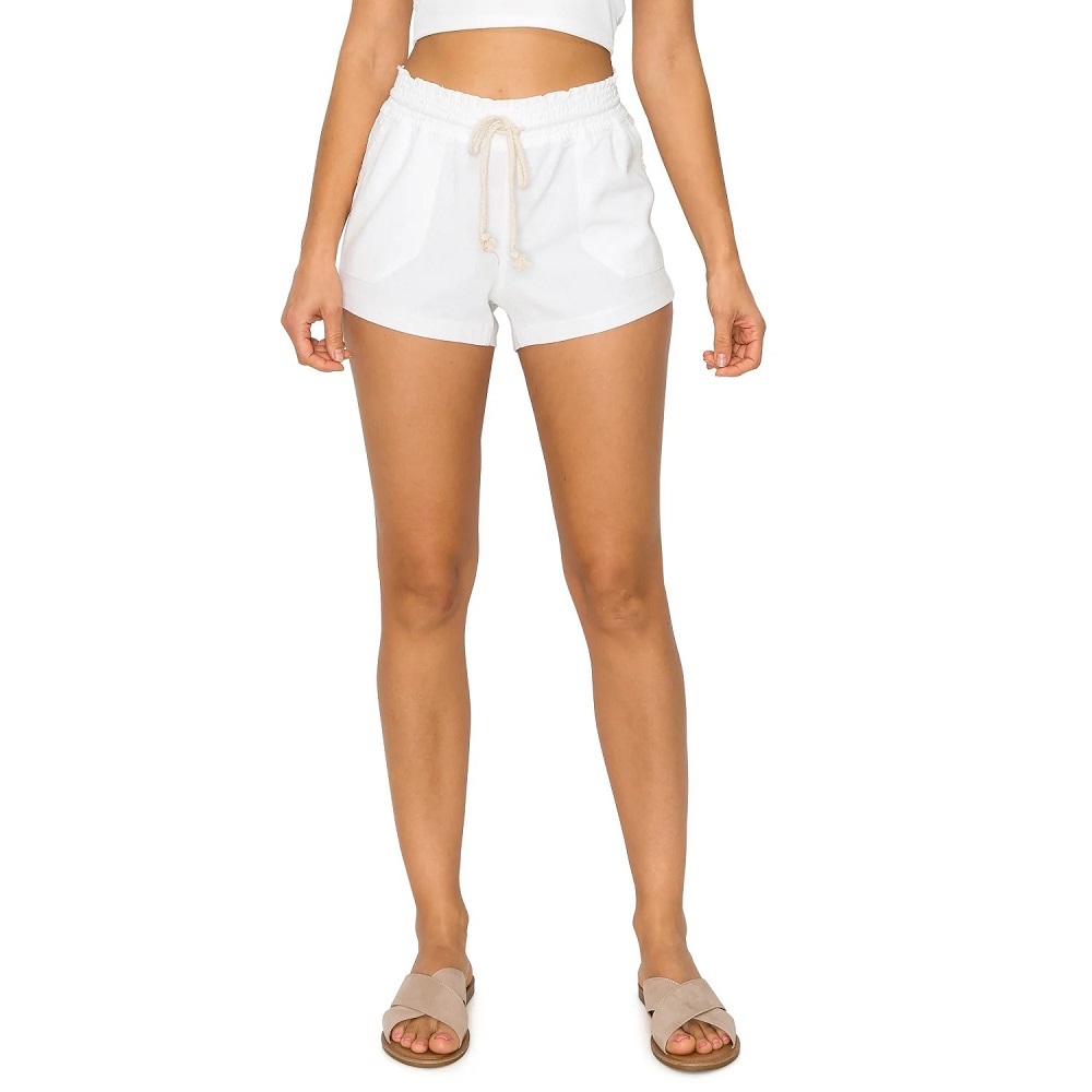 linen shorts women