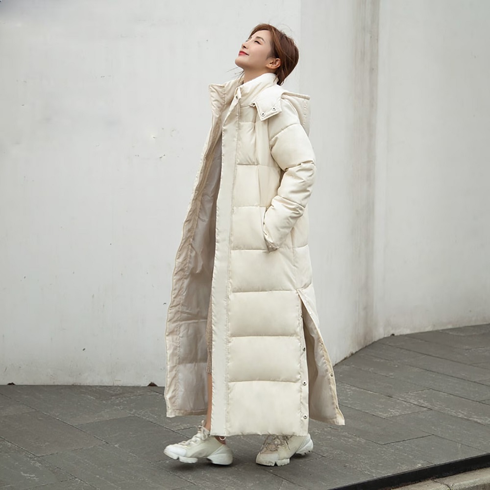 long down coat womens