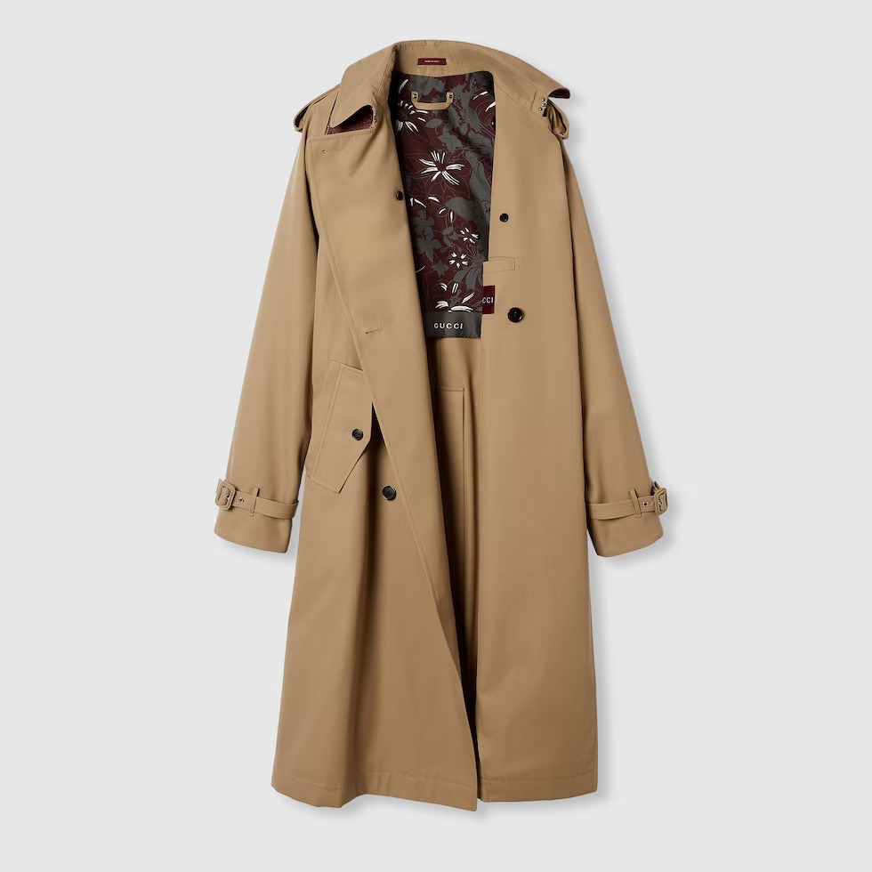 cotton trench coat