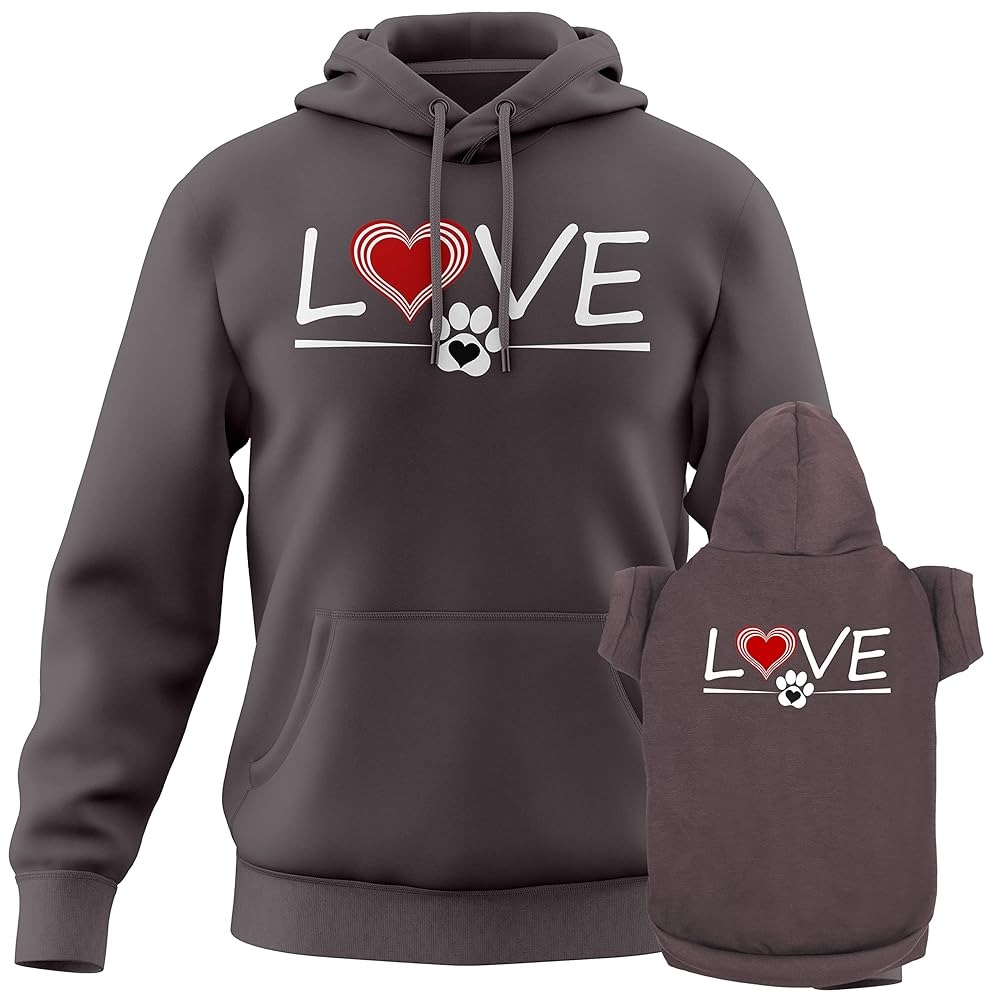 matching dog and owner hoodies