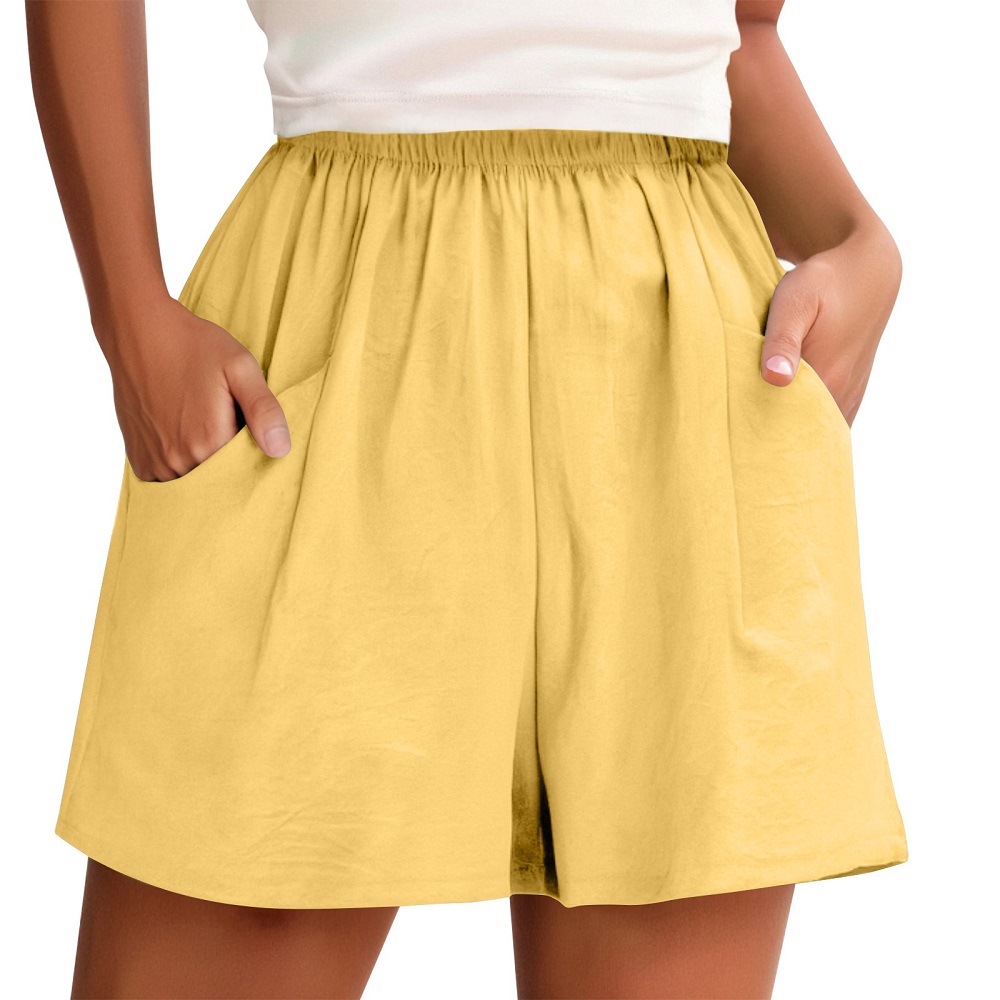 linen shorts women