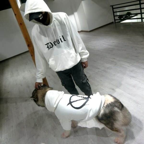 matching dog and owner hoodies