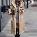 long fleece coat