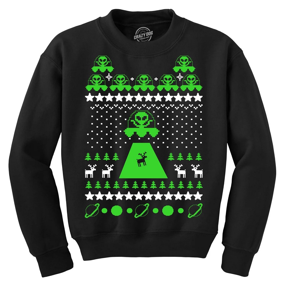 nerdy ugly christmas sweater