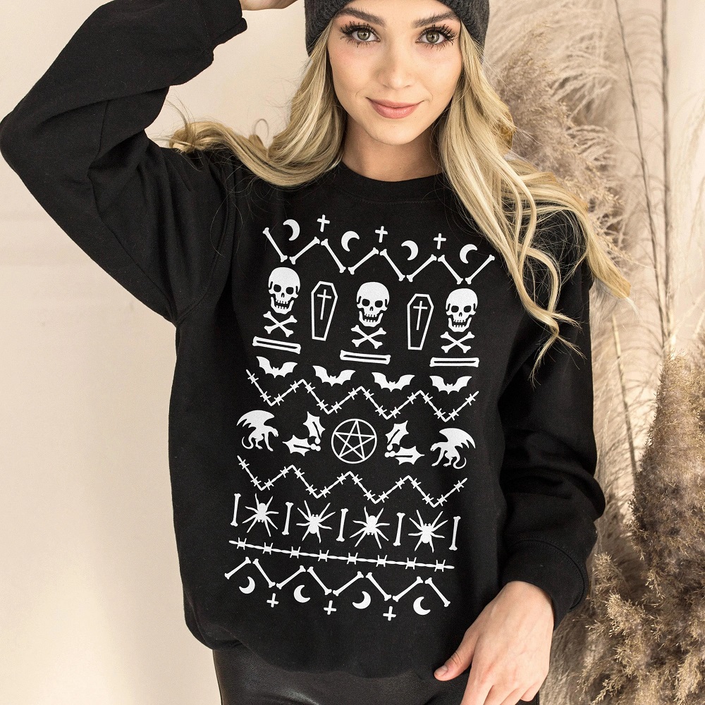 black christmas sweatshirt