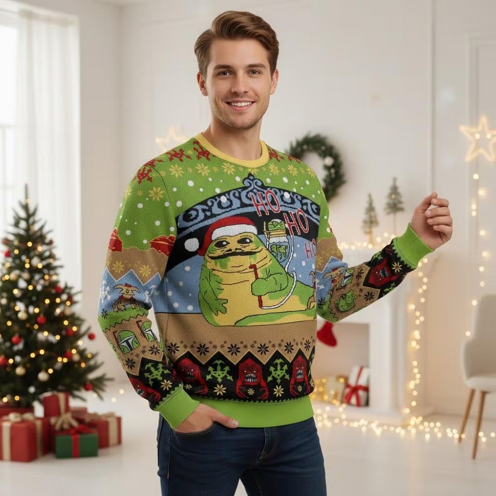 nerdy ugly christmas sweater