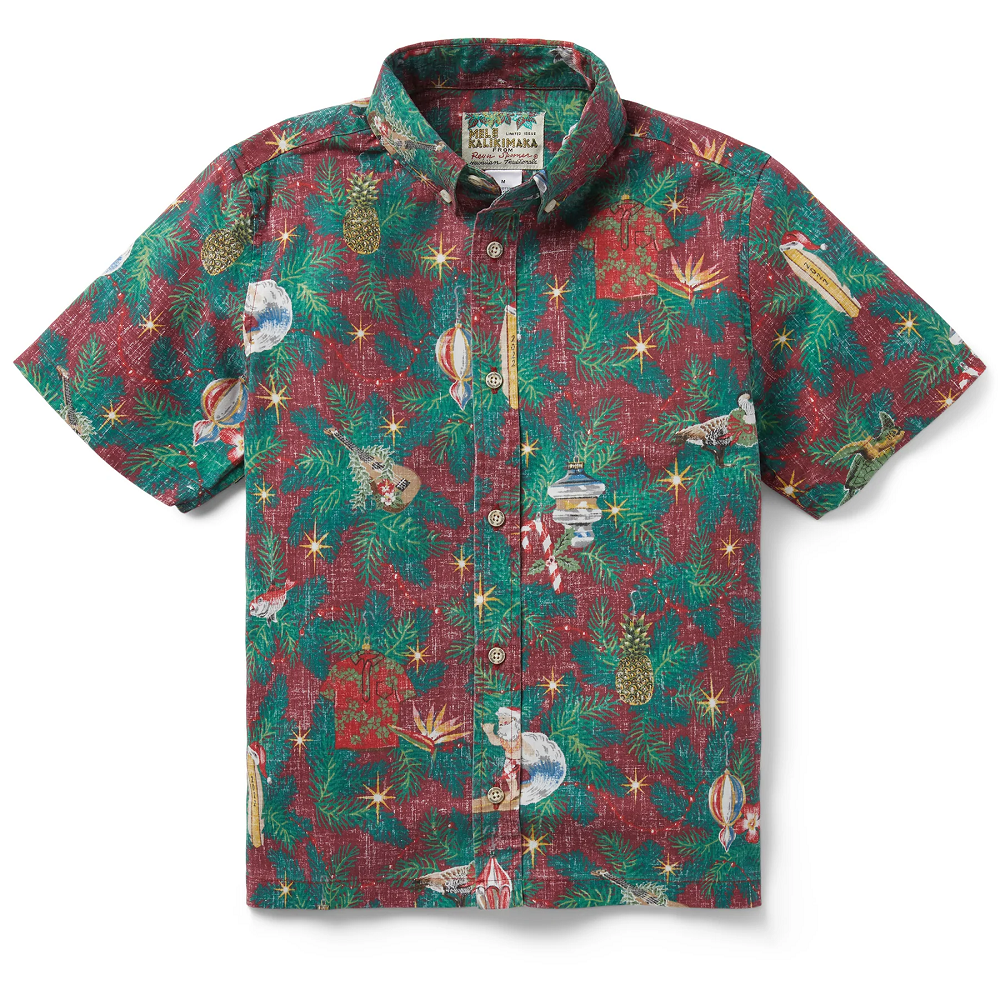 christmas aloha shirts