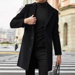 mens black winter coat