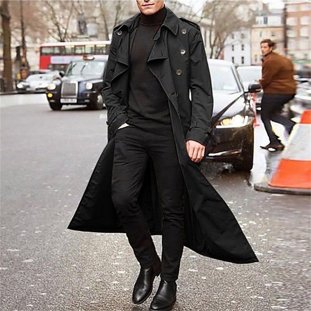 mens black winter coat