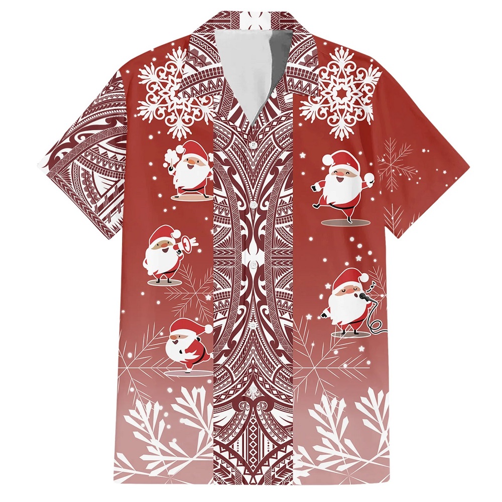 christmas aloha shirts