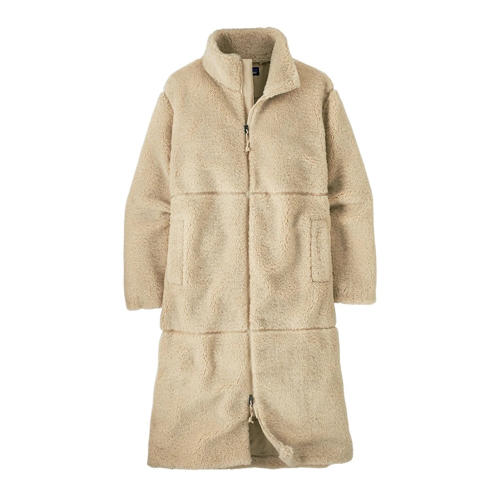 long fleece coat