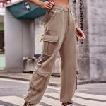 high waisted cargo pants