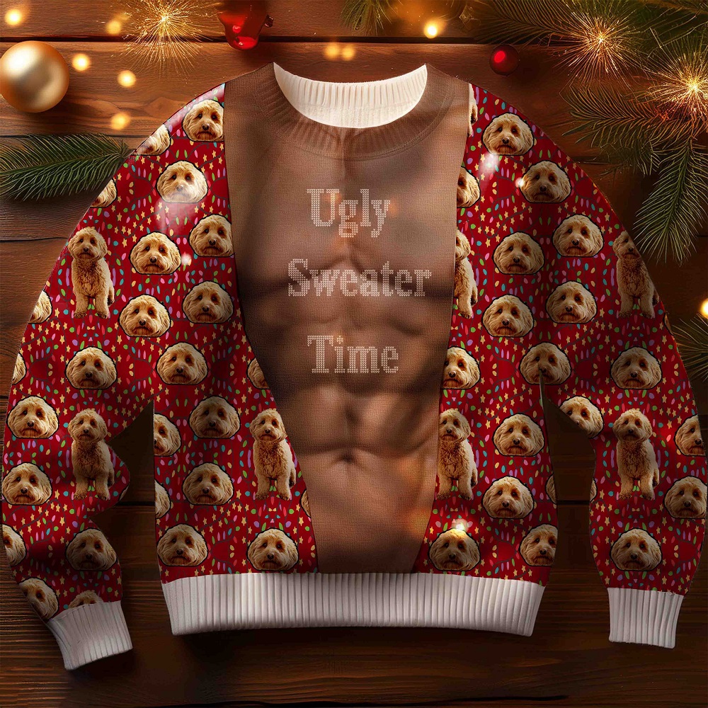 personalized ugly christmas sweater