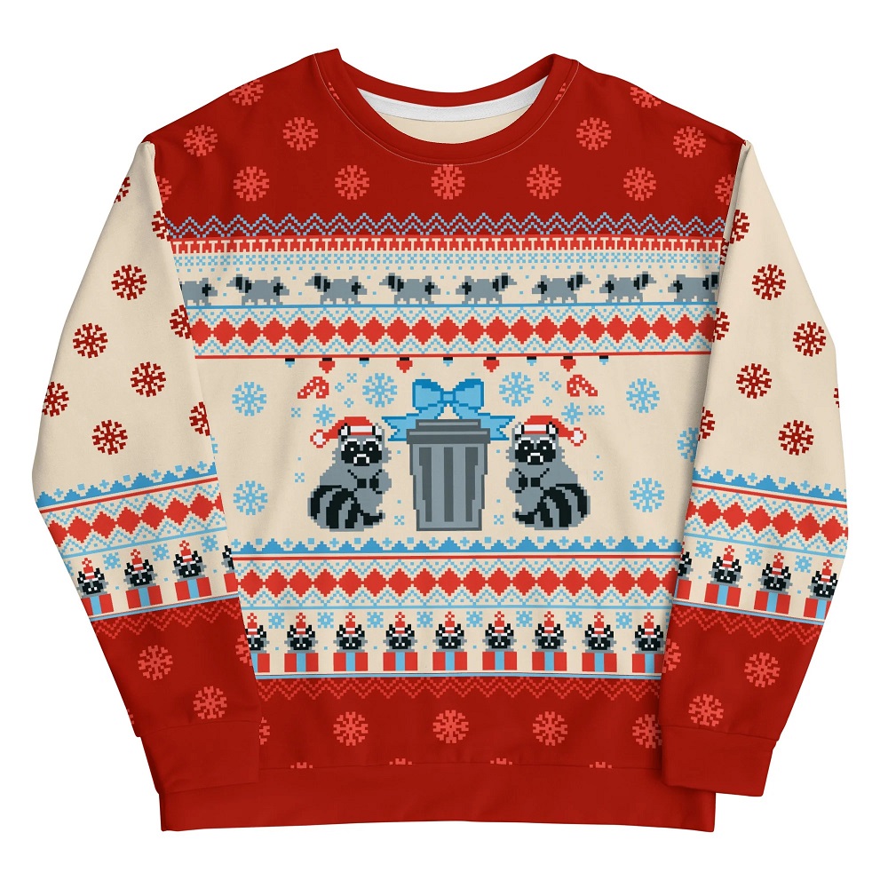 red ugly christmas sweater