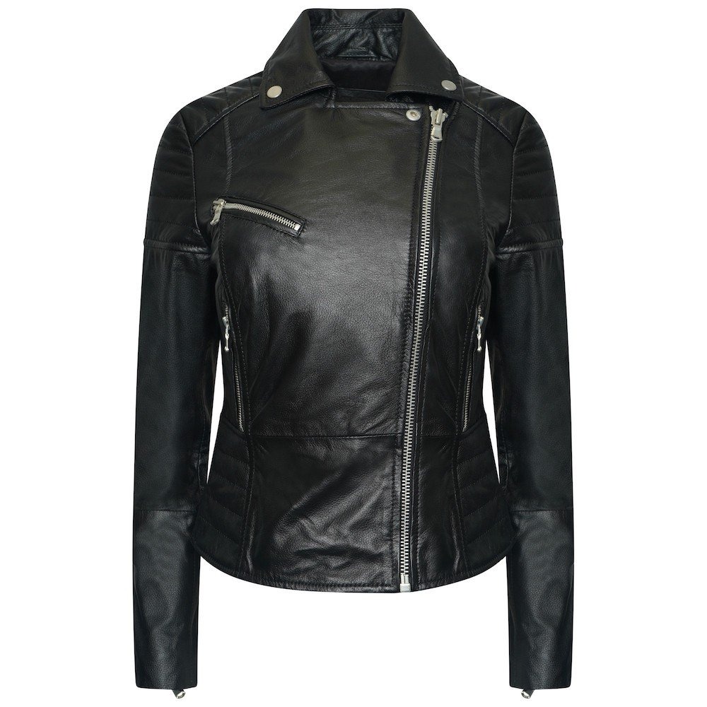 plus size leather blazer