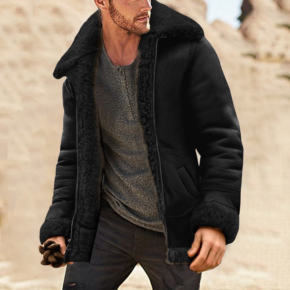mens black winter coat