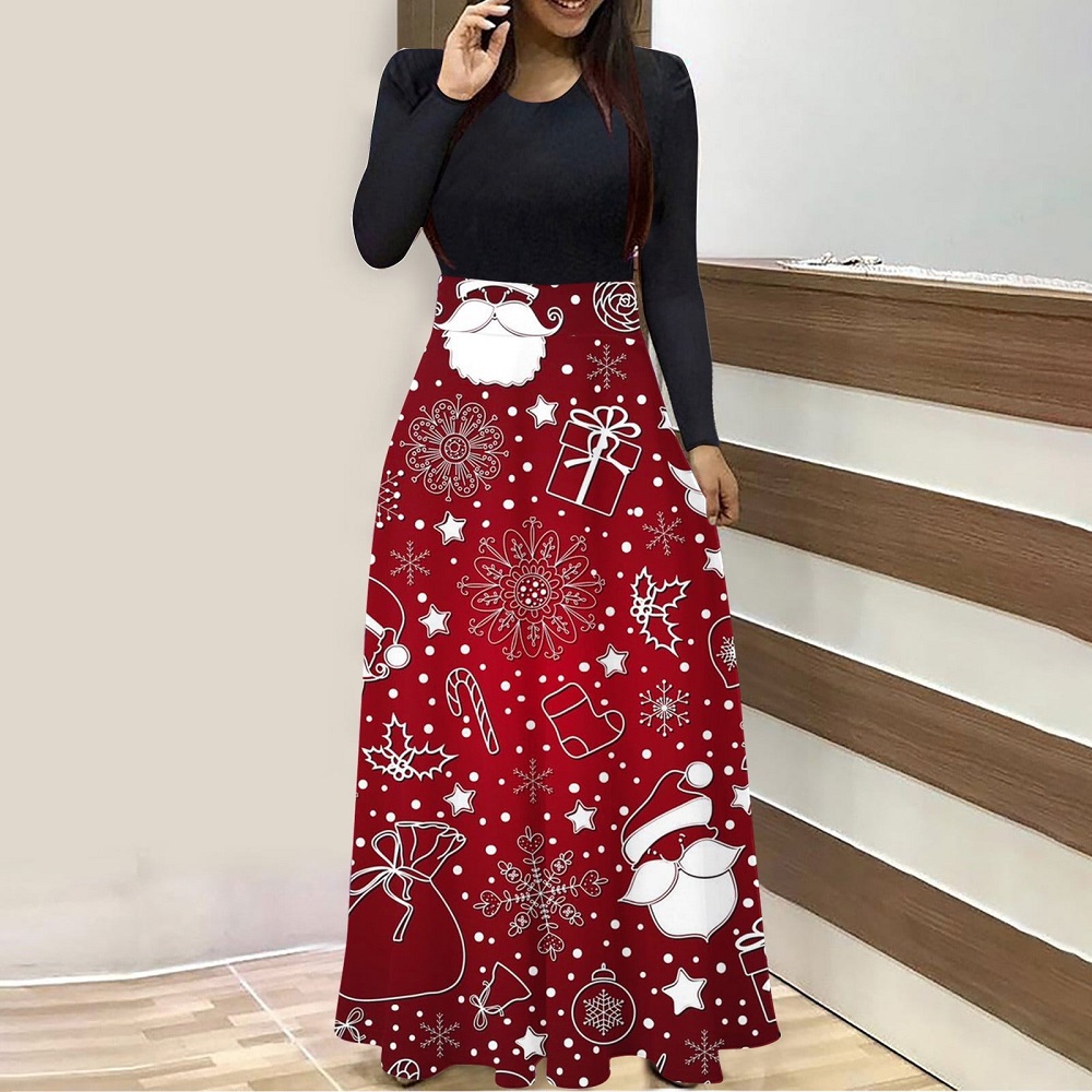 long christmas dress