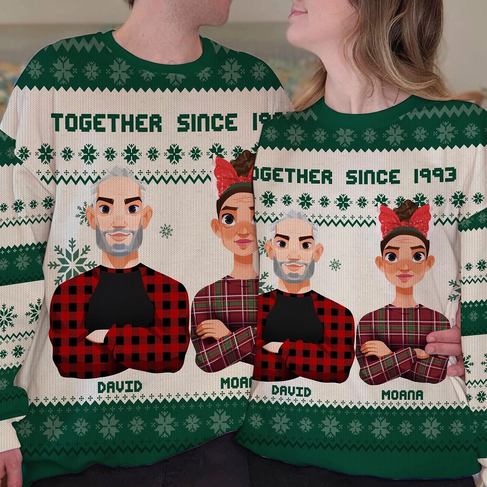 personalized ugly christmas sweater