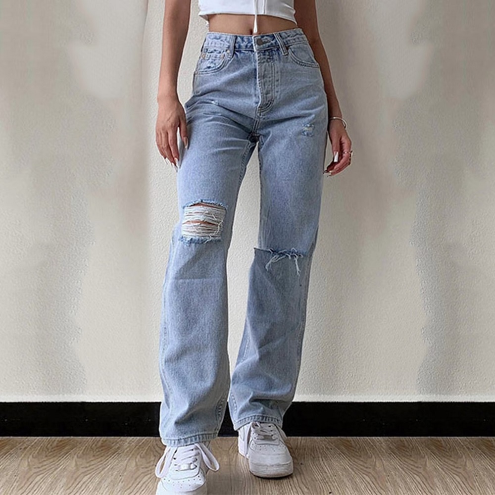high waisted baggy jeans