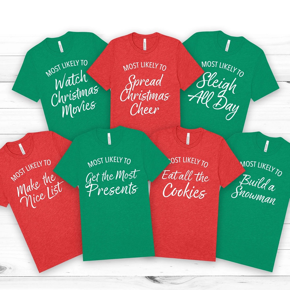 funny family christmas shirts
