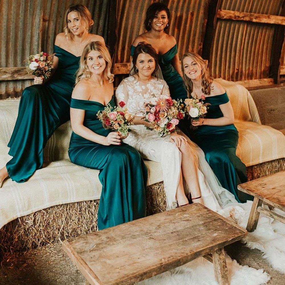 christmas bridesmaid dresses