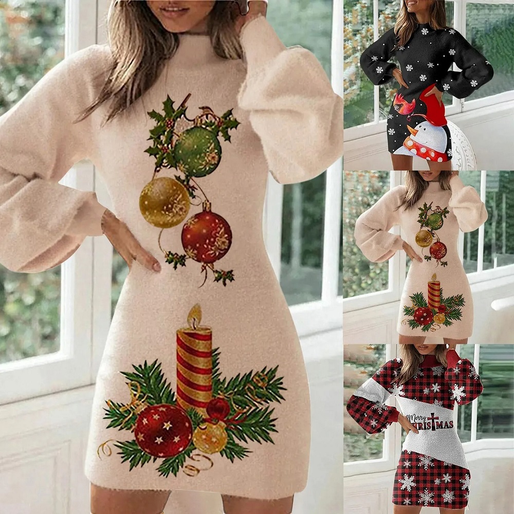 long christmas dress