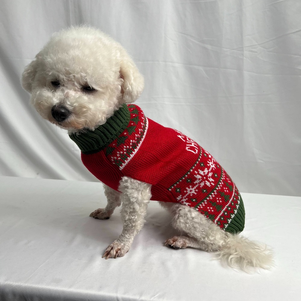 christmas dog sweater