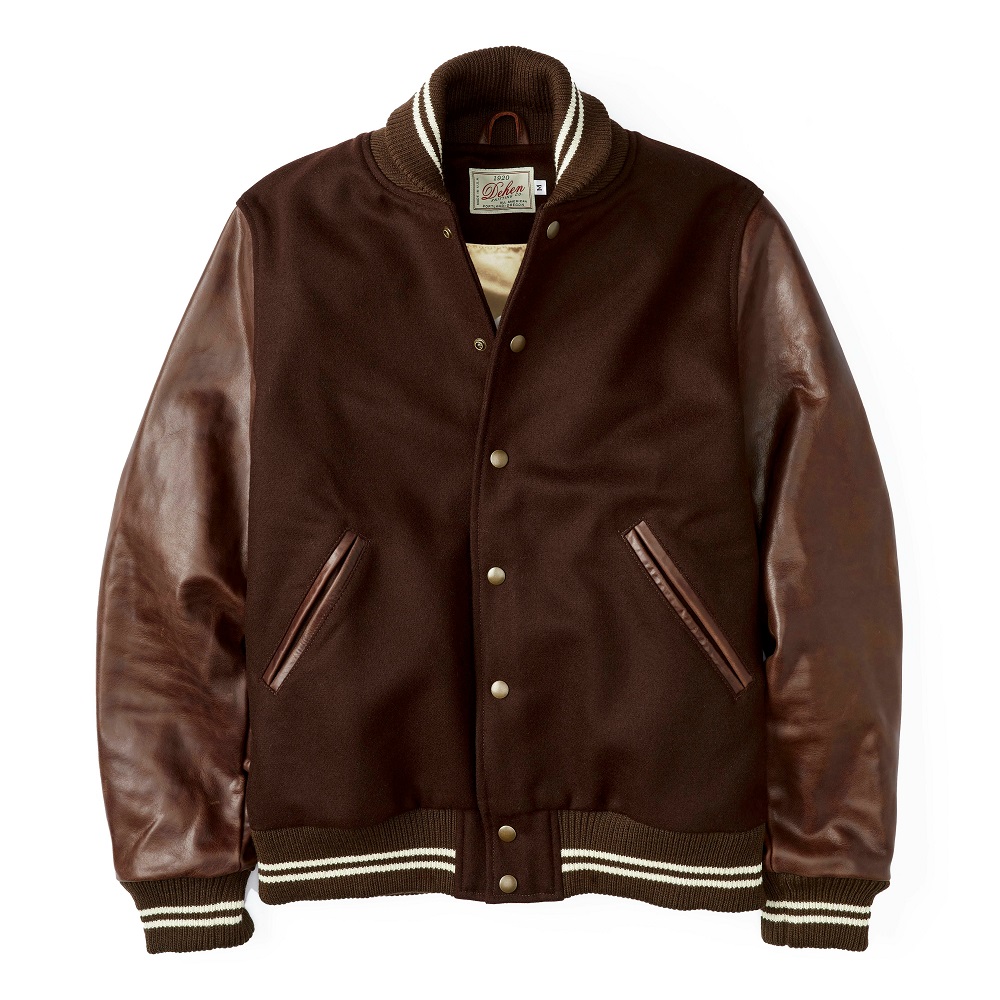 varsity bomber jacket