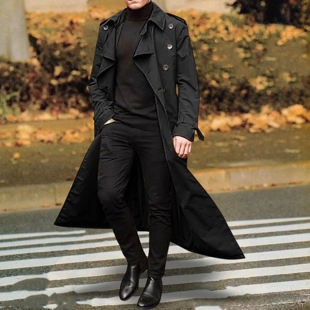 mens black winter coat