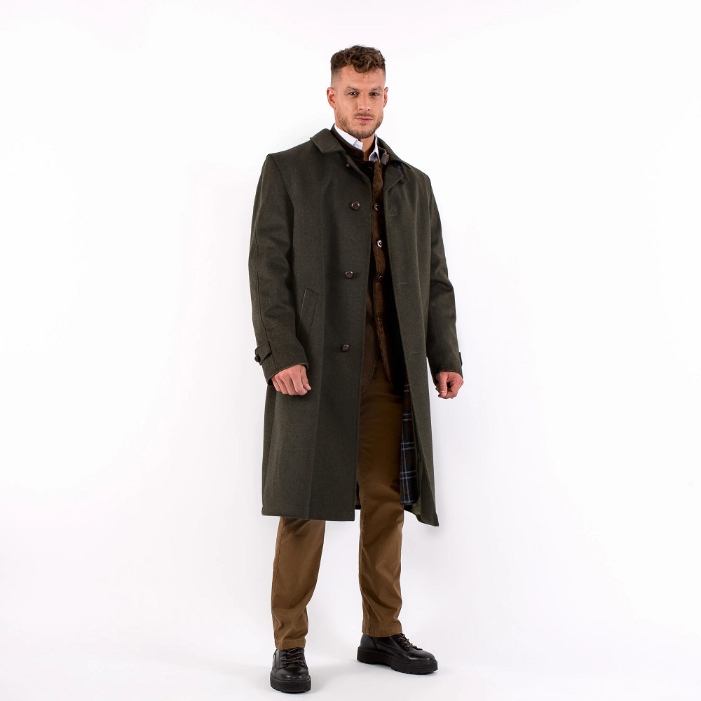 mens long wool coat