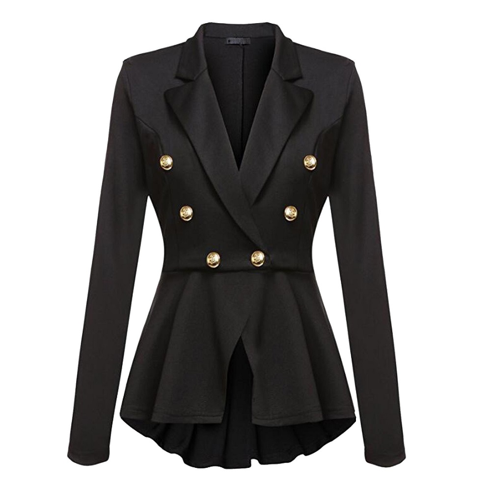 black plus size blazer