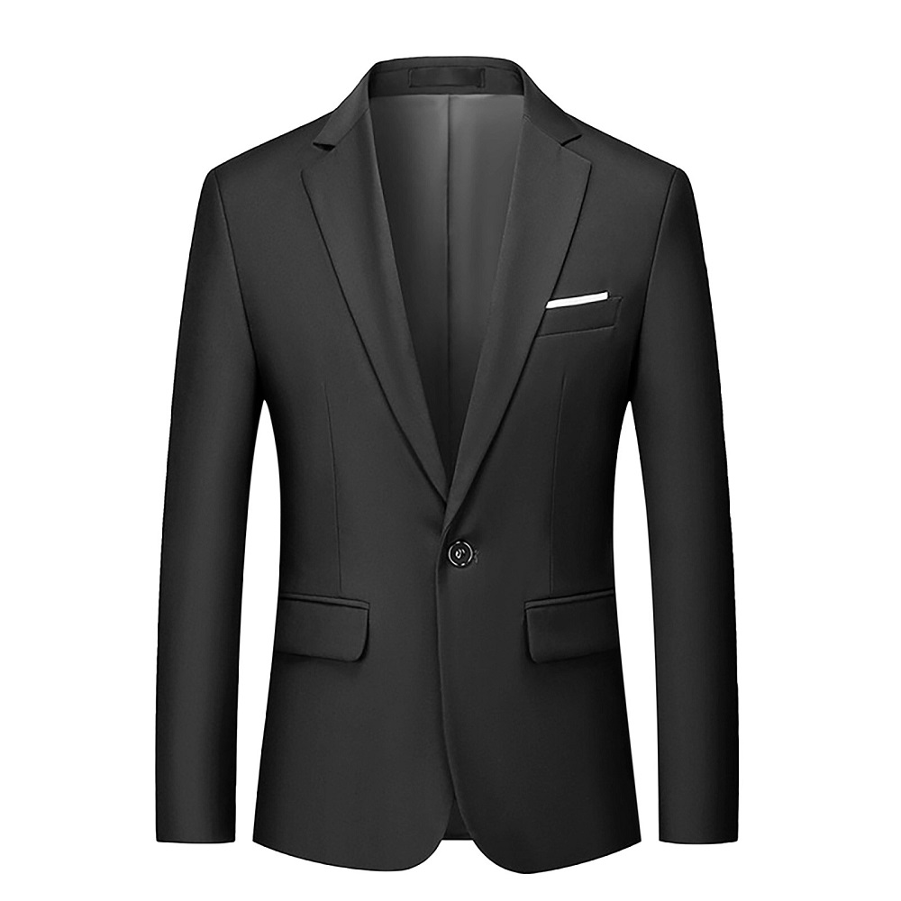 black plus size blazer