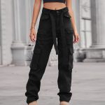 cargo pants black