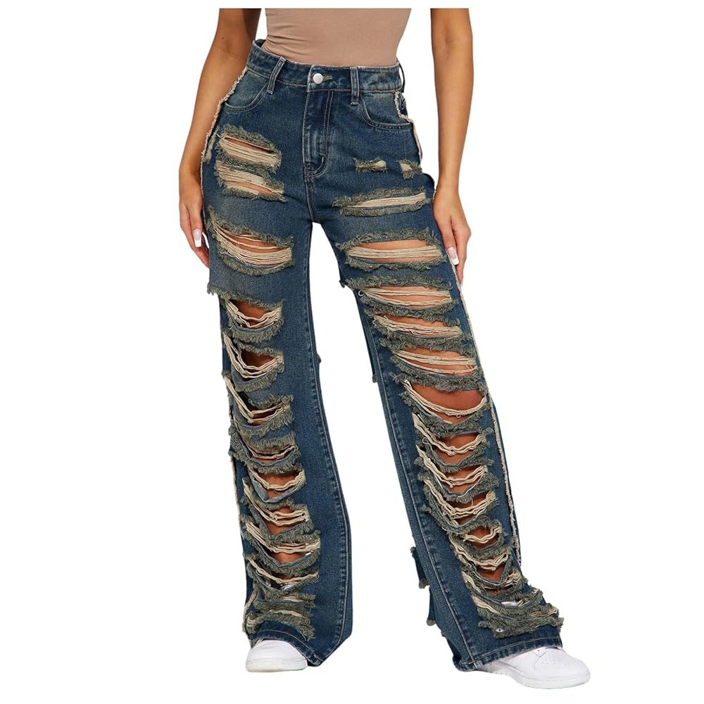 ripped baggy jeans