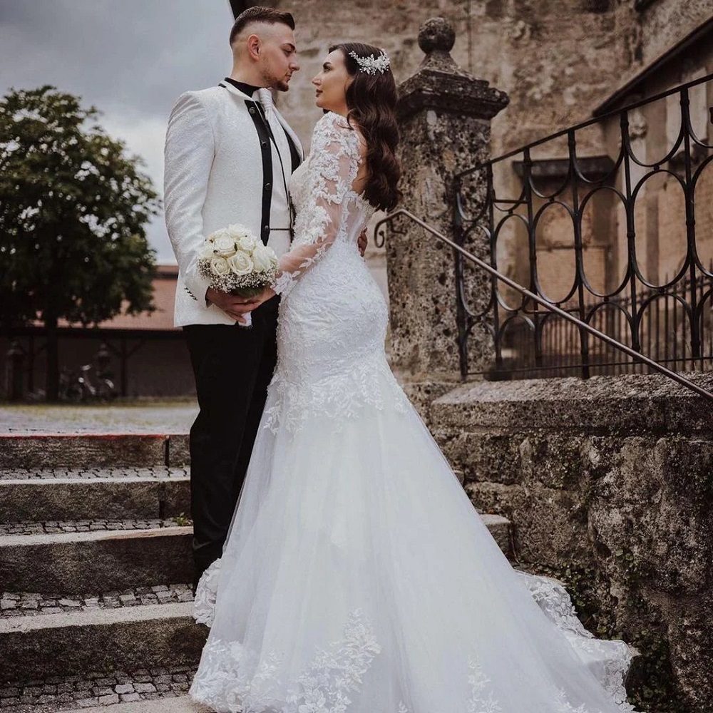 mermaid wedding gown