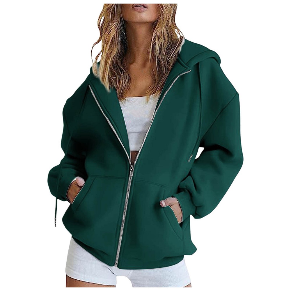 womens green hoodies