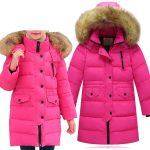 girls long winter coat