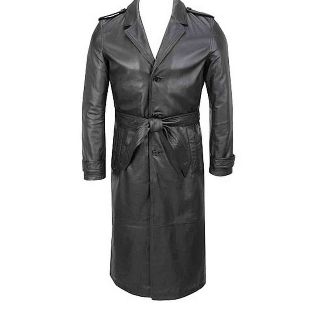 leather coat men