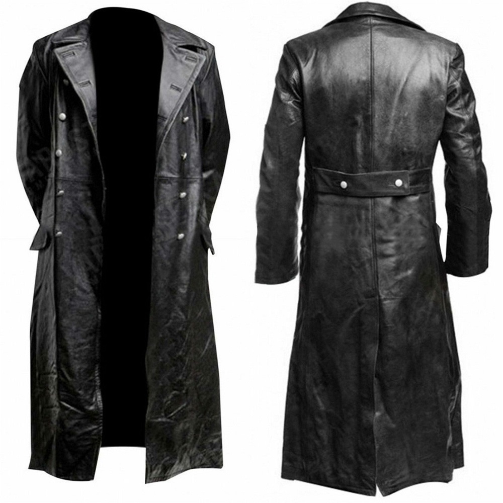 leather coat men