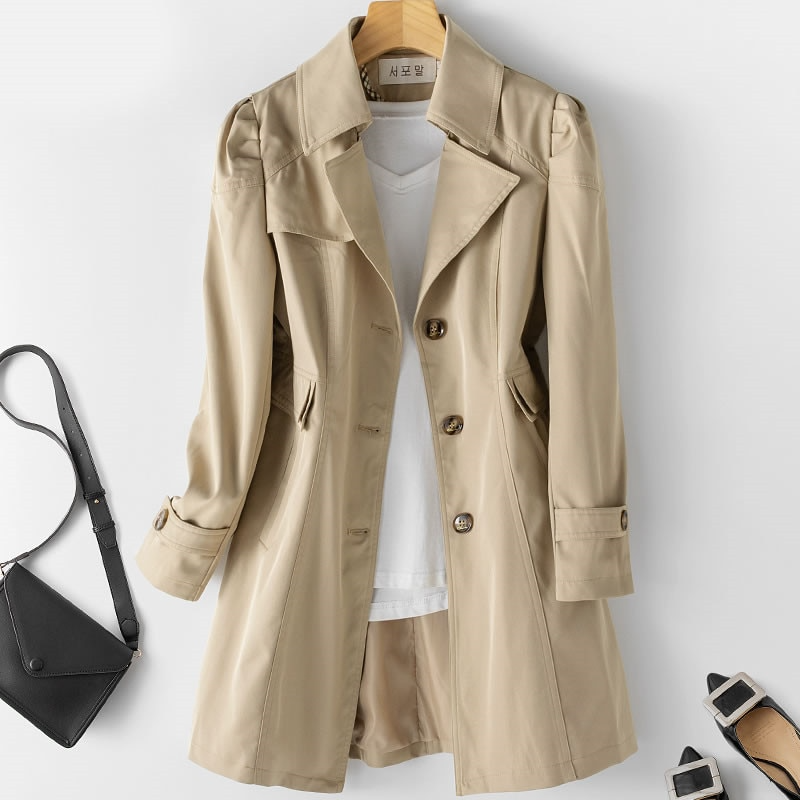 mid length trench coat