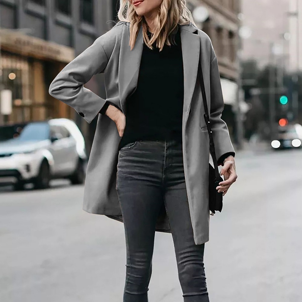 mid length trench coat
