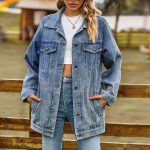 plus size denim jacket