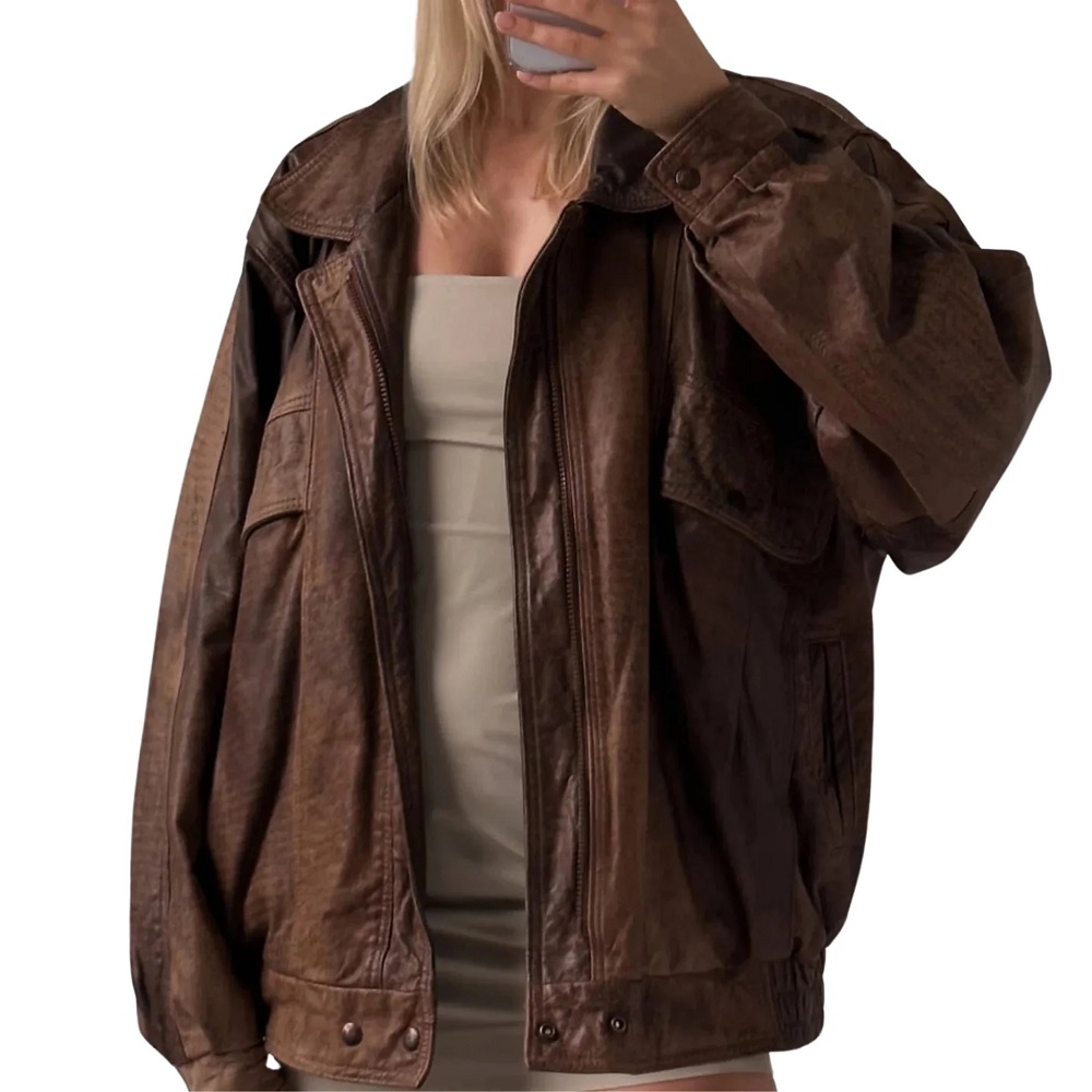 oversized bomber jacket