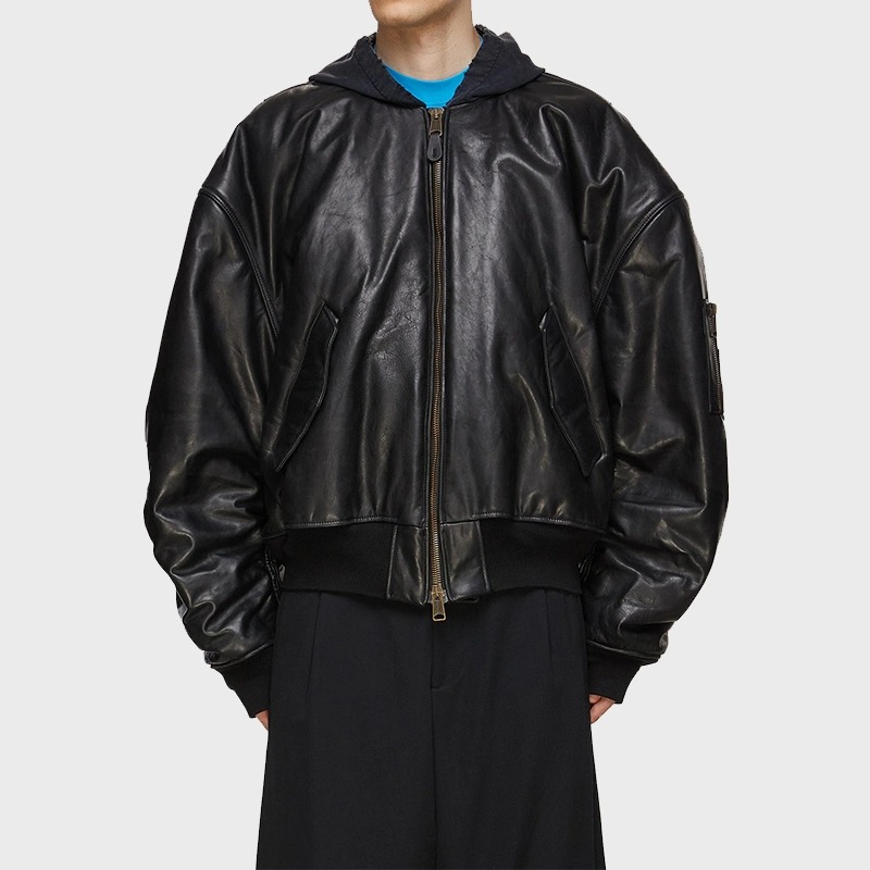 oversized bomber jacket