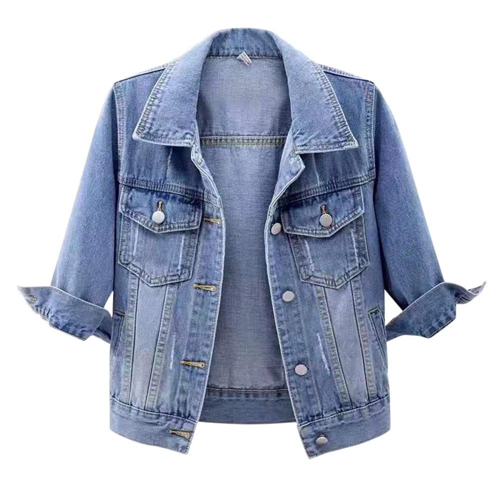 plus size denim jacket